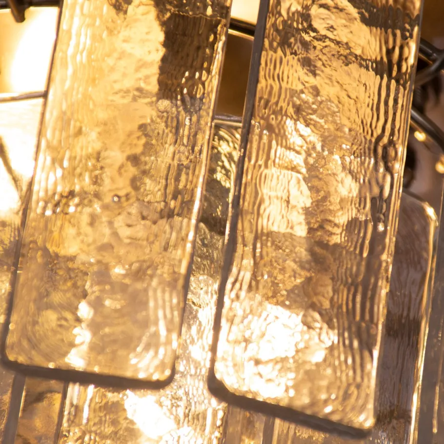 Clearance Pamono Vintage Handmade Ceiling Light in Murano Glass, Italy, 1980s