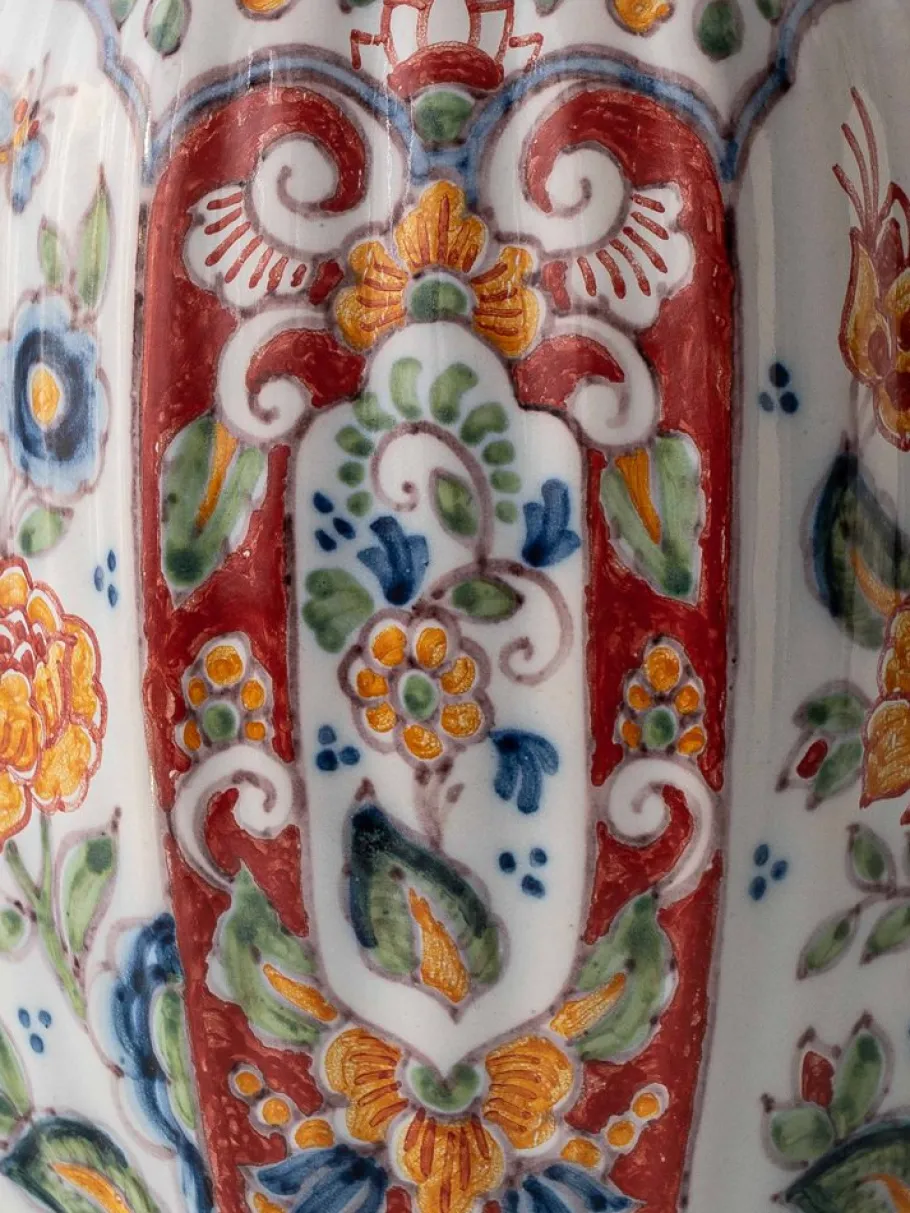 Best Pamono Vintage Hand-Painted Delft Ceramic Table Lamp by Altena & Krooyenga Makkum, 1960s