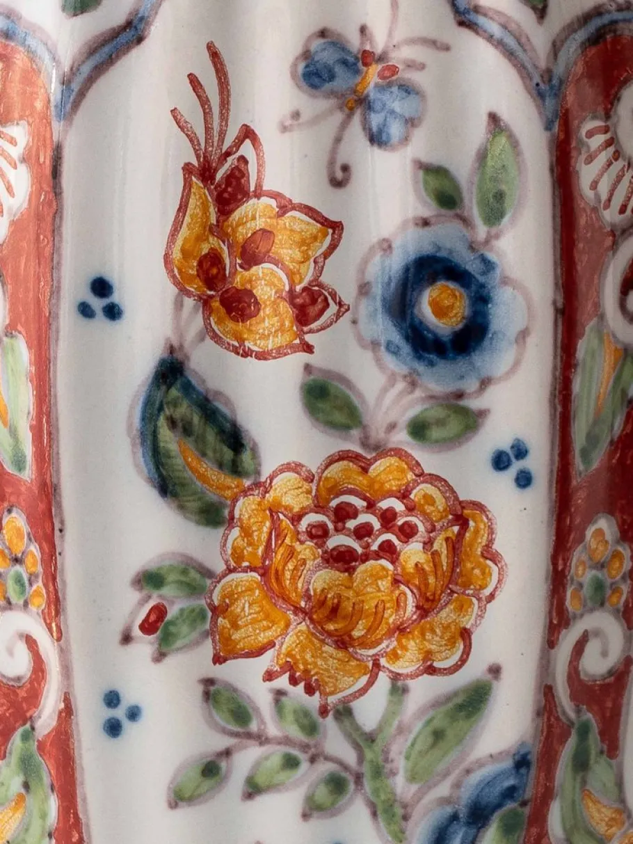 Best Pamono Vintage Hand-Painted Delft Ceramic Table Lamp by Altena & Krooyenga Makkum, 1960s