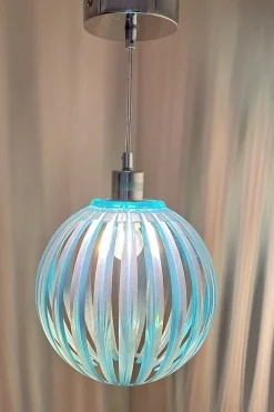Best Pamono Vintage Hanging Lamp in Turquoise-Blue Plastic by Trio-Leuchten, 2010