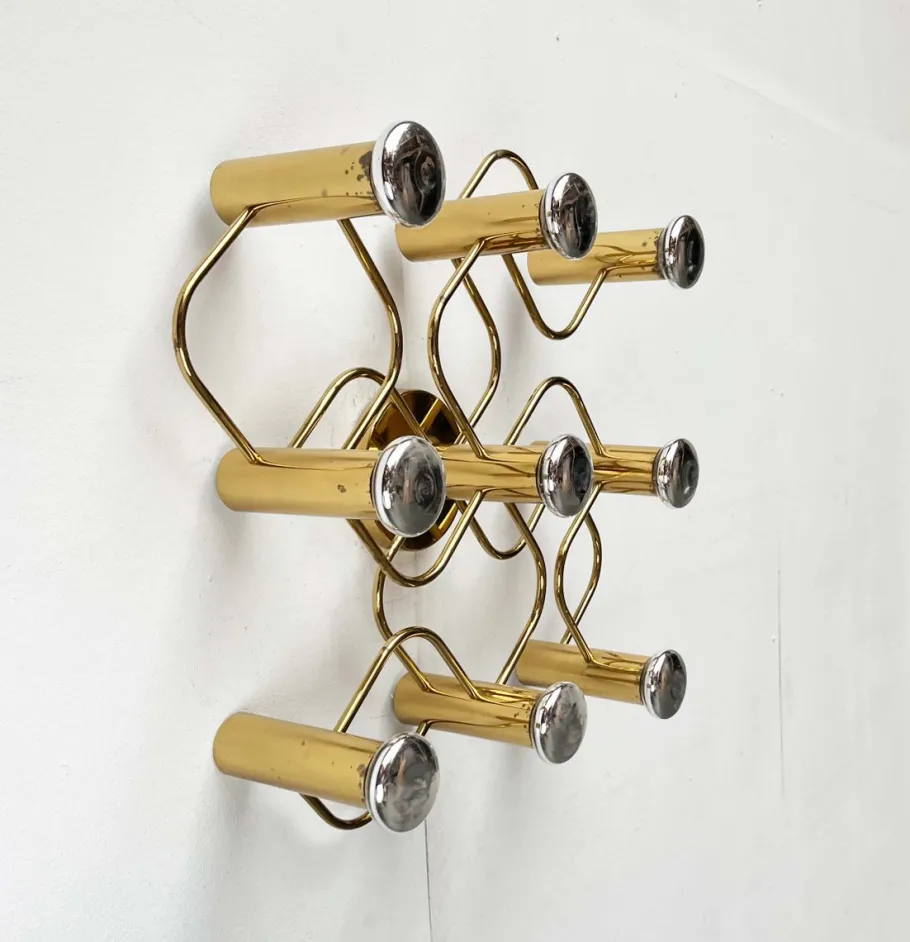 Clearance Pamono Vintage Hollywood Regency German Wall Lamp by Gaetano Sciolari for Leola, 1970s