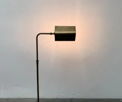 New Pamono Vintage Hollywood Regency German Brass Floor Lamp by Florian Schulz