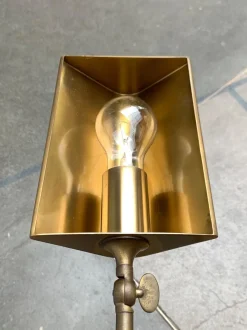 New Pamono Vintage Hollywood Regency German Brass Floor Lamp by Florian Schulz