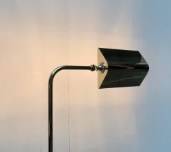 Pamono Vintage Hollywood Regency German Brass Floor Lamp by Florian Schulz