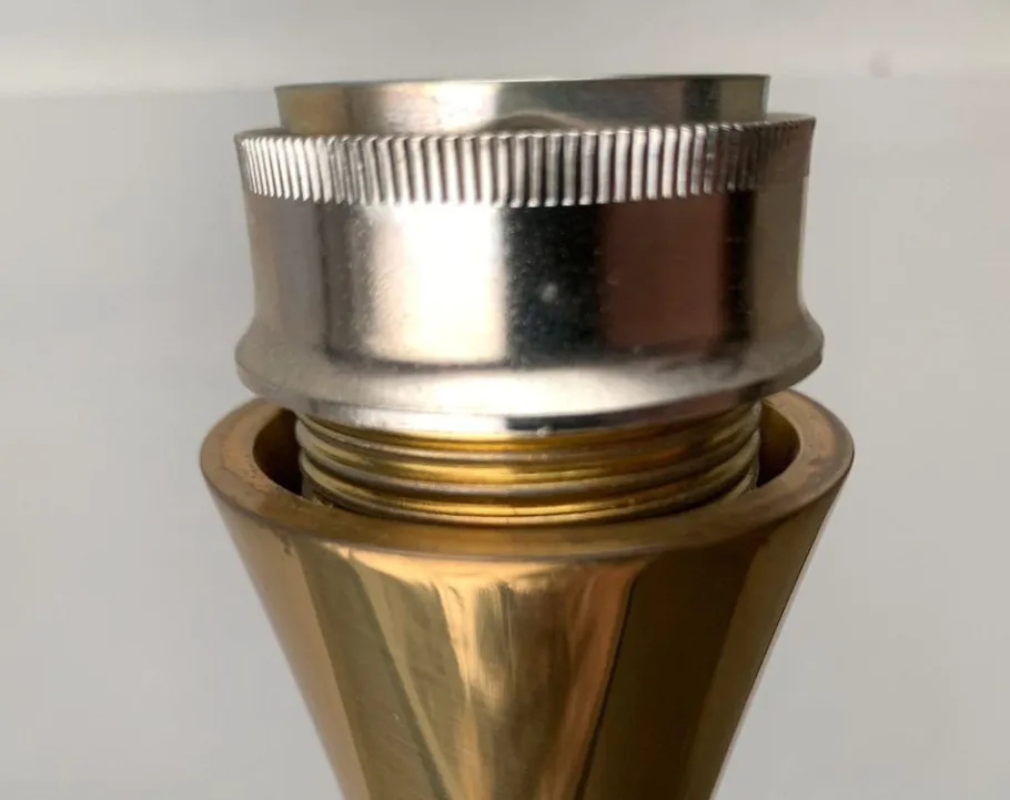 Outlet Pamono Vintage Hollywood Regency Style Model Lonea Floor Lamp in Brass by Florian Schulz