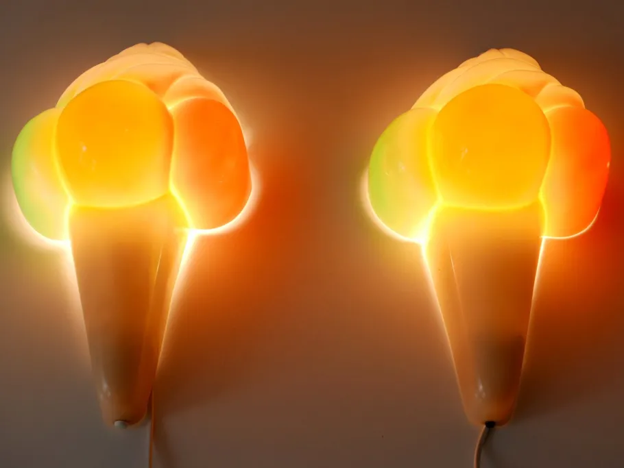 Best Pamono Vintage Ice Cream Cone Sconce / Wall Lamp, Germany, 1980s