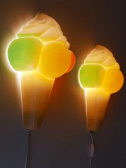 Best Pamono Vintage Ice Cream Cone Sconce / Wall Lamp, Germany, 1980s