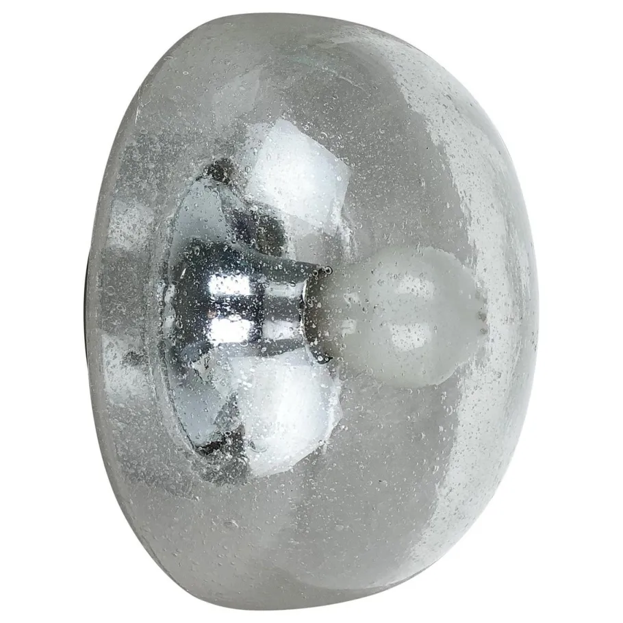 Best Pamono Vintage Ice Glass Bubble Wall Light from Hillebrand Leuchten, Germany