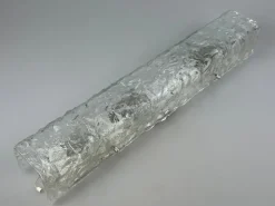 New Pamono Vintage Ice Glass Wall Lamp by J.T. Kalmar, 1960s