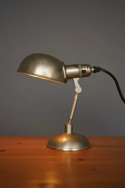 Pamono Vintage Industrial Adjustable Desk Lamp, 1930s