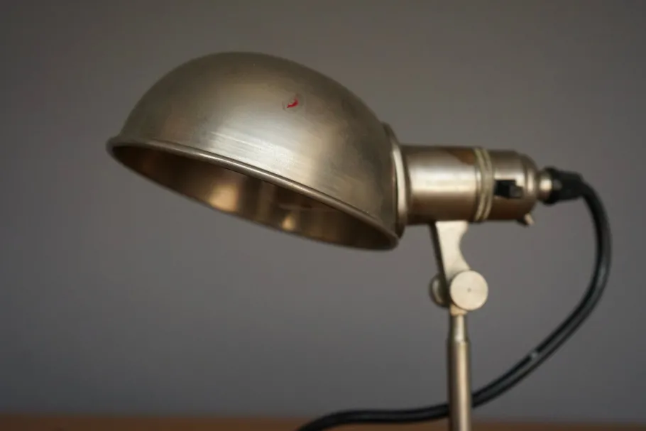 Pamono Vintage Industrial Adjustable Desk Lamp, 1930s