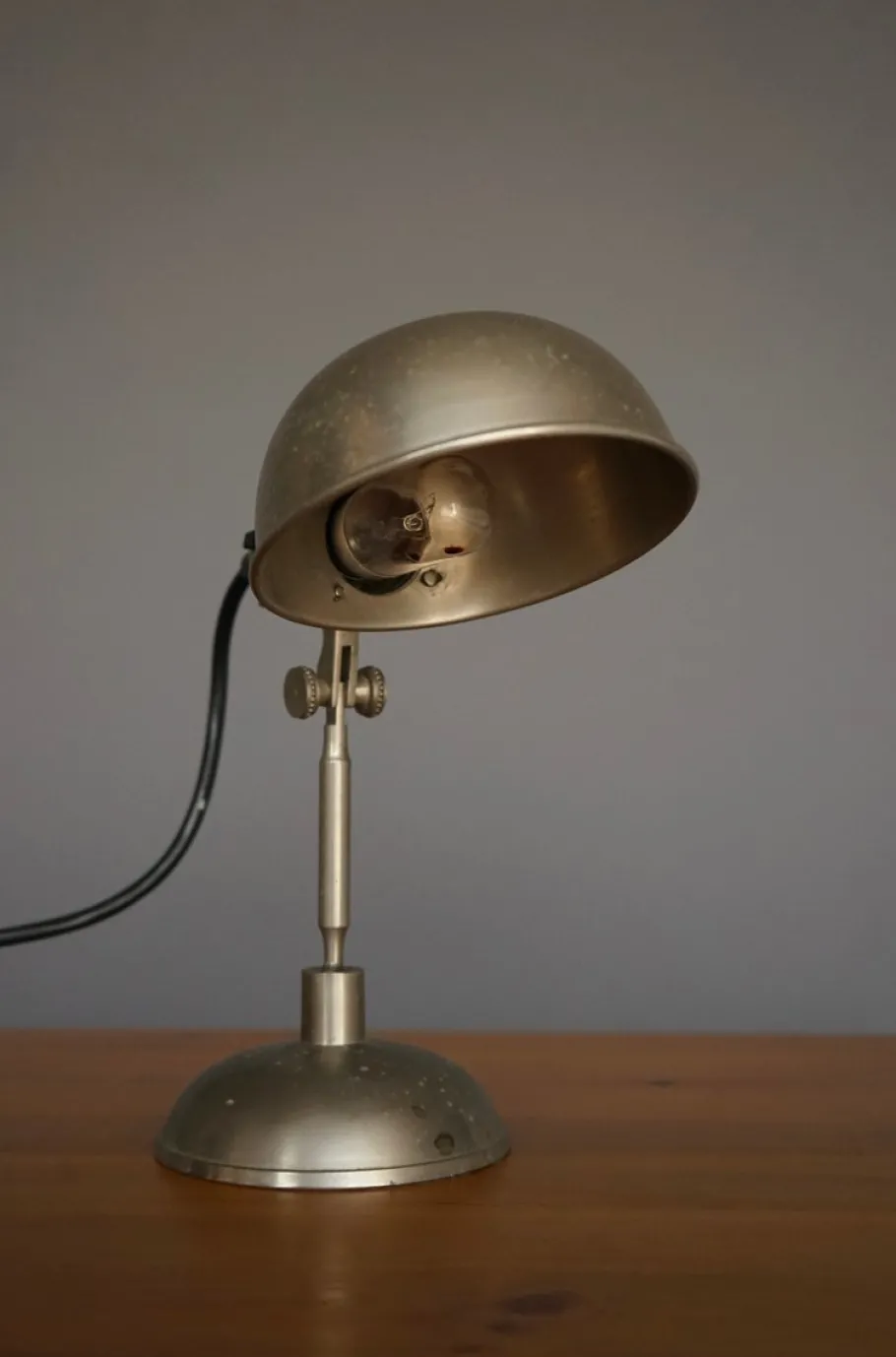 Pamono Vintage Industrial Adjustable Desk Lamp, 1930s