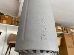 New Pamono Vintage Industrial Aluminum Diffuser Methacrylate Suspension Lamp, 1970s