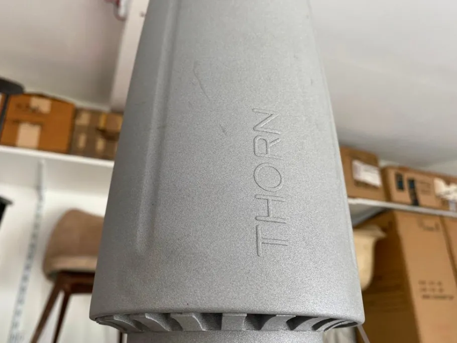 New Pamono Vintage Industrial Aluminum Diffuser Methacrylate Suspension Lamp, 1970s