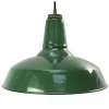 New Pamono Vintage Industrial American Green Enamel Pendant Lights by Benjamin for Benjamin Electric Manufacturing Company