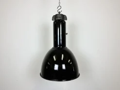 Discount Pamono Vintage Industrial Bauhaus Black Enamel Pendant Lamps from Elektrosvit, 1960s, Set of 4
