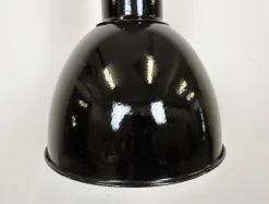 Discount Pamono Vintage Industrial Bauhaus Black Enamel Pendant Lamps from Elektrosvit, 1960s, Set of 4