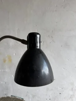 Best Pamono Vintage Industrial Black Screw-On Lamp, 1950s