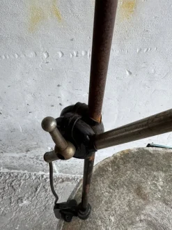 Best Pamono Vintage Industrial Black Screw-On Lamp, 1950s