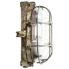 Pamono Vintage Industrial Cast Iron and Clear Glass Wall Lamps from Industria Rotterdam