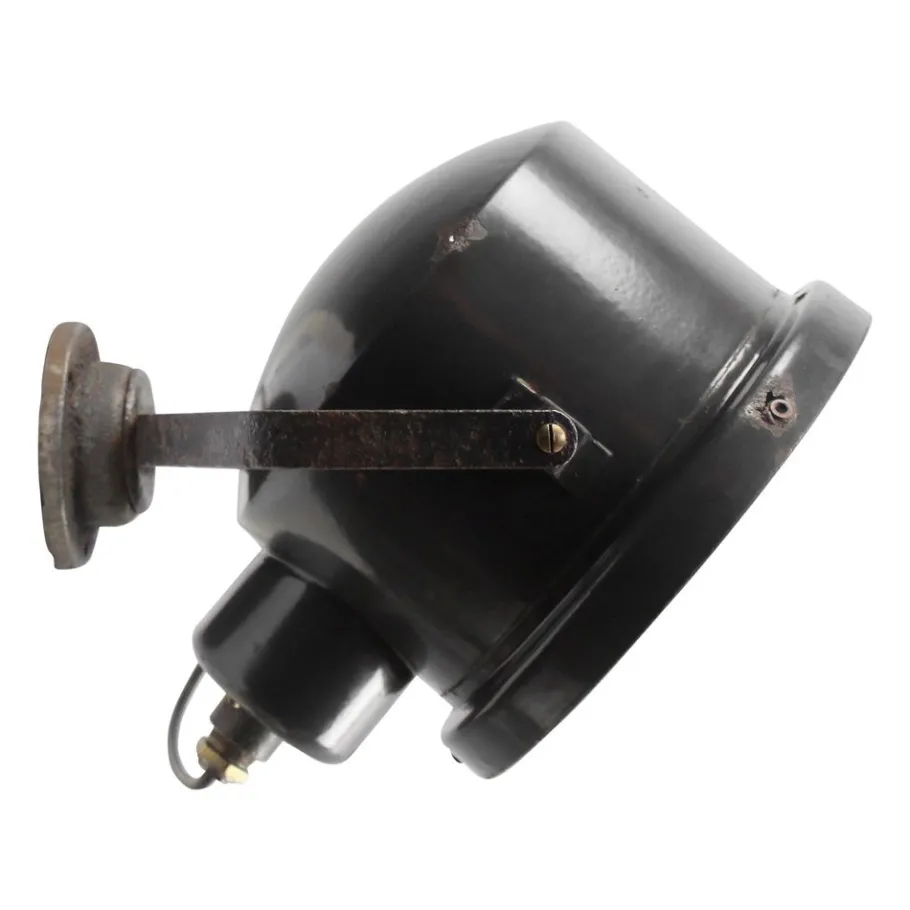 New Pamono Vintage Industrial Cast Iron Wall Light