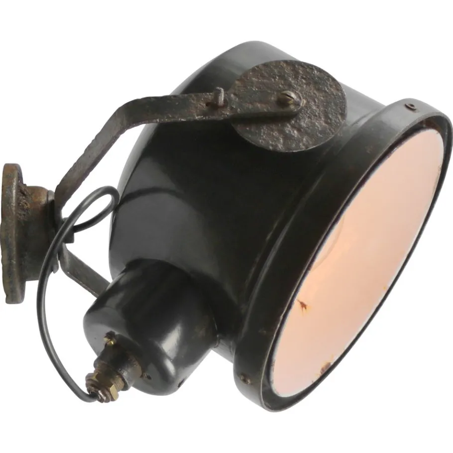 New Pamono Vintage Industrial Cast Iron Wall Light