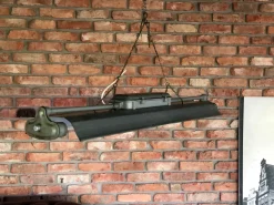 New Pamono Vintage Industrial Ceiling Lamp, 1970s