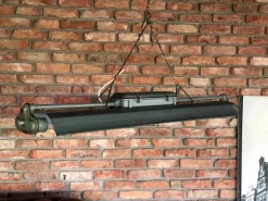 New Pamono Vintage Industrial Ceiling Lamp, 1970s