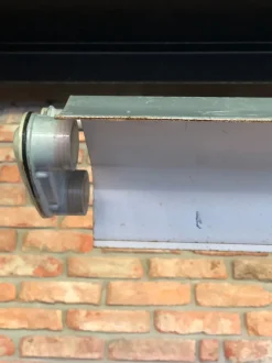 New Pamono Vintage Industrial Ceiling Lamp, 1970s