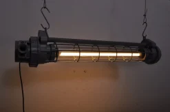 Discount Pamono Vintage Industrial Dimmable Led Tube Pendant Light, 1970s