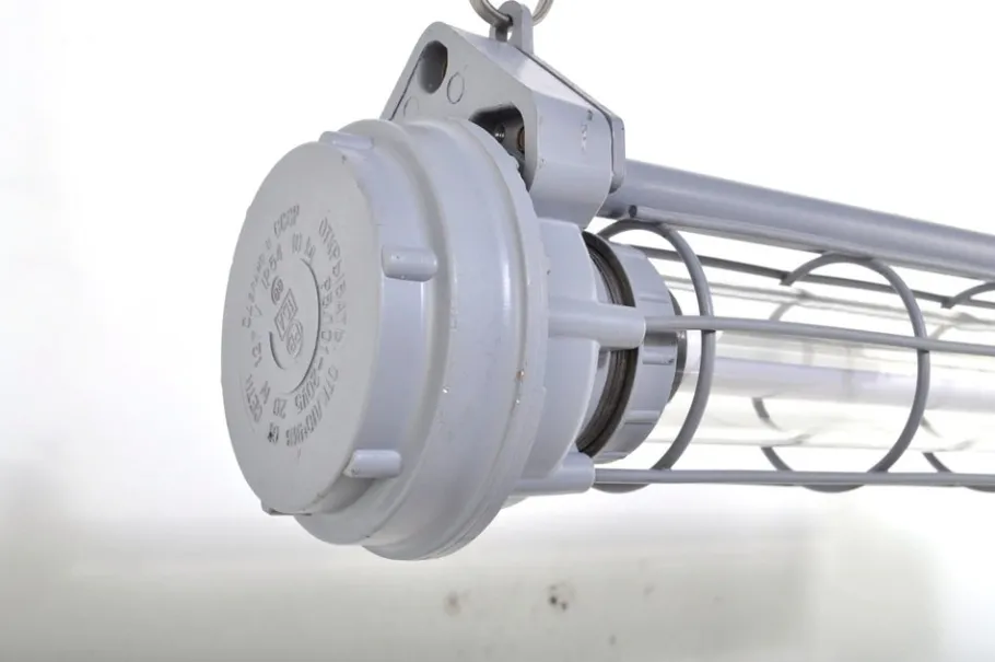 Discount Pamono Vintage Industrial Dimmable Led Tube Pendant Light, 1970s