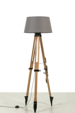 New Pamono Vintage Industrial Floor Lamp