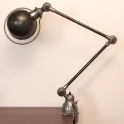 New Pamono Vintage Industrial French Clamp Scale Lamp by Jean-Louis Domecq for Jieldé, 1950s