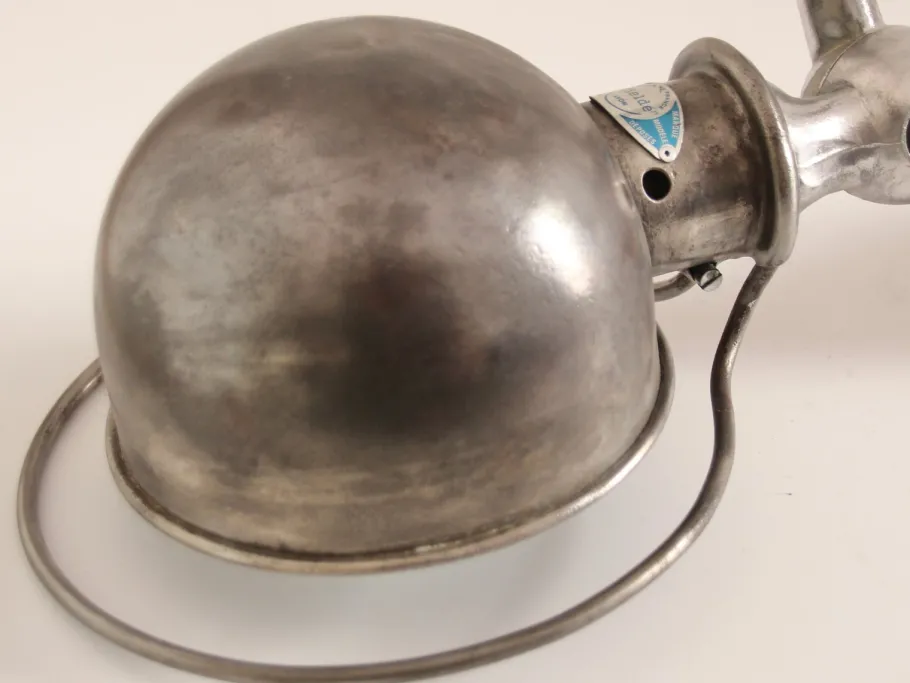 New Pamono Vintage Industrial French Clamp Scale Lamp by Jean-Louis Domecq for Jieldé, 1950s