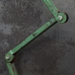Sale Pamono Vintage Industrial Green Metal 4-Arm Machinist Work Wall Light from Dugdills, UK