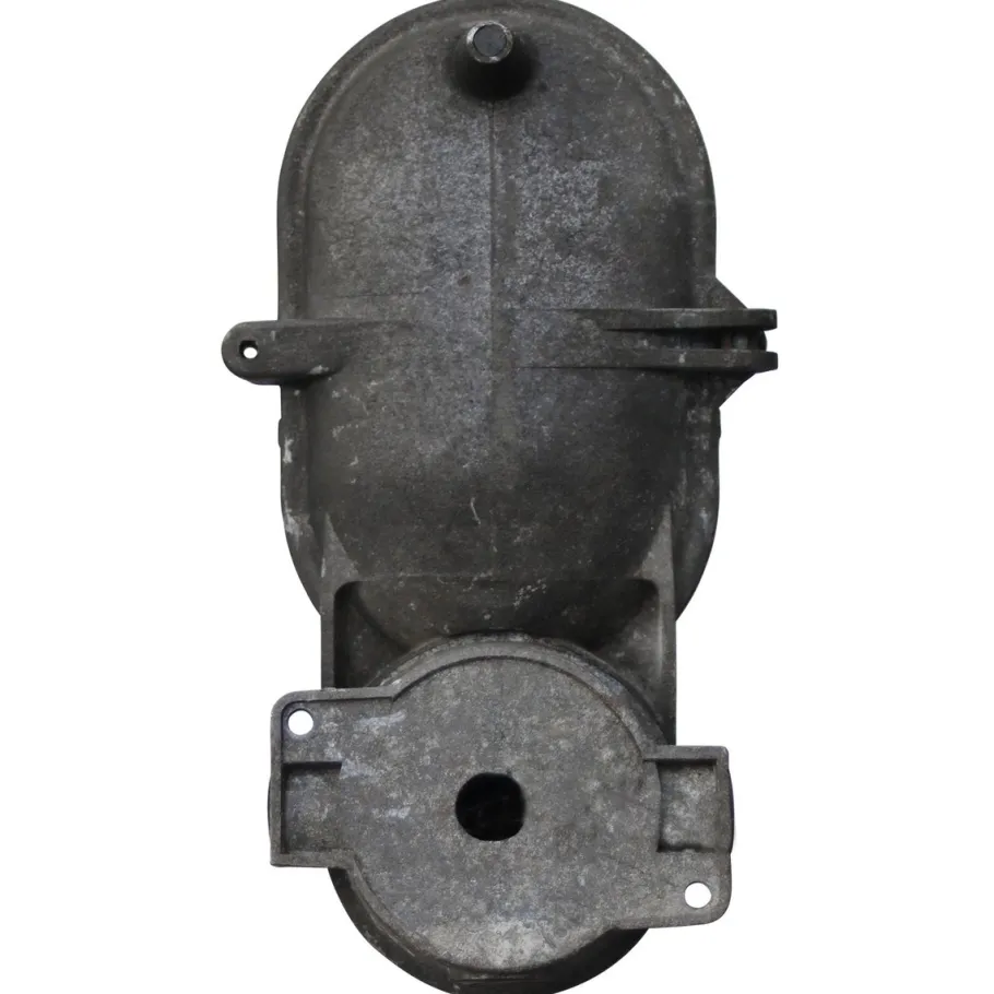 Discount Pamono Vintage Industrial Grey and Clear Glass Wall Lamp from Industria Rotterdam