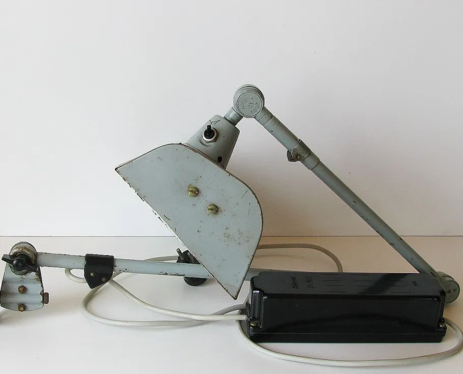 Pamono Vintage Industrial Lamp from Midgard, 1950s