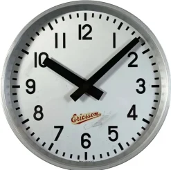 Discount Pamono Vintage Industrial Wall Clock from Ericsson, 1960s