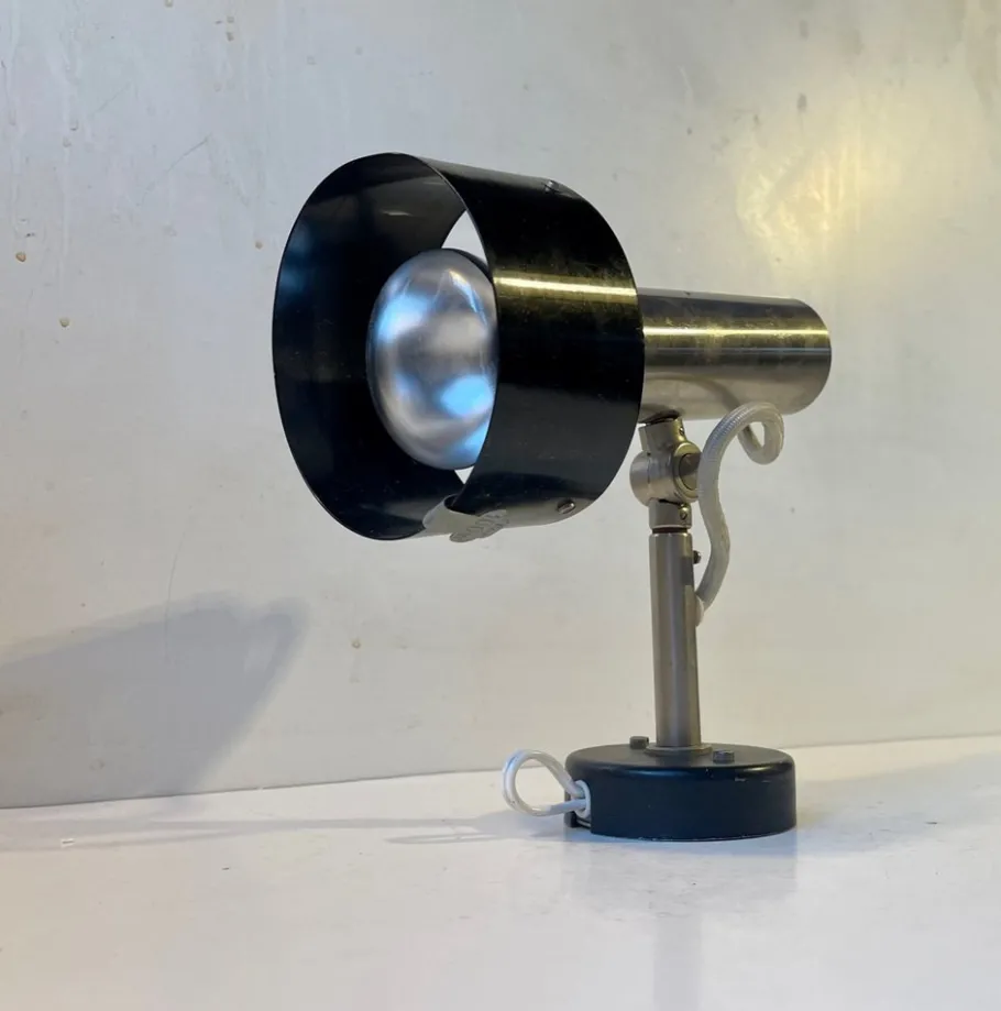 New Pamono Vintage Industrial Wall Lamp from Nordisk Solar, 1970s