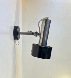 New Pamono Vintage Industrial Wall Lamp from Nordisk Solar, 1970s