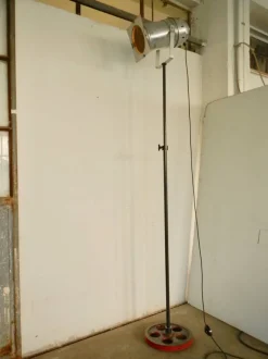 New Pamono Vintage Italian Aluminum Cinema Spot Lamp, 1960s