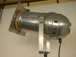 New Pamono Vintage Italian Aluminum Cinema Spot Lamp, 1960s