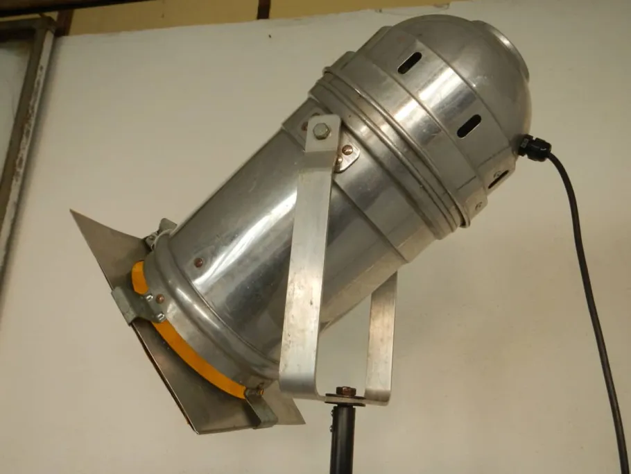 New Pamono Vintage Italian Aluminum Cinema Spot Lamp, 1960s