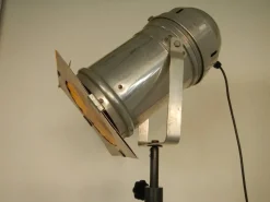 New Pamono Vintage Italian Aluminum Cinema Spot Lamp, 1960s