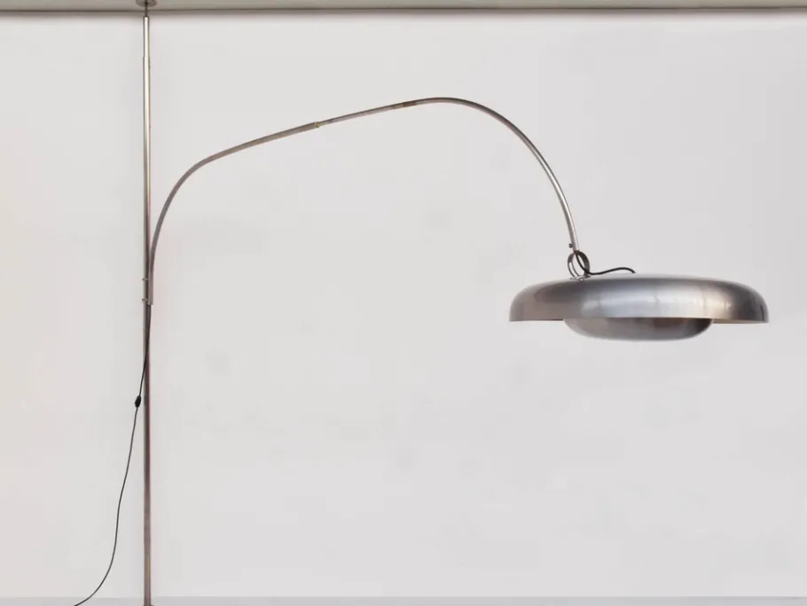 Sale Pamono Vintage Italian Arco Lamp by Pirro Cuniberti for Sirrah, 1970