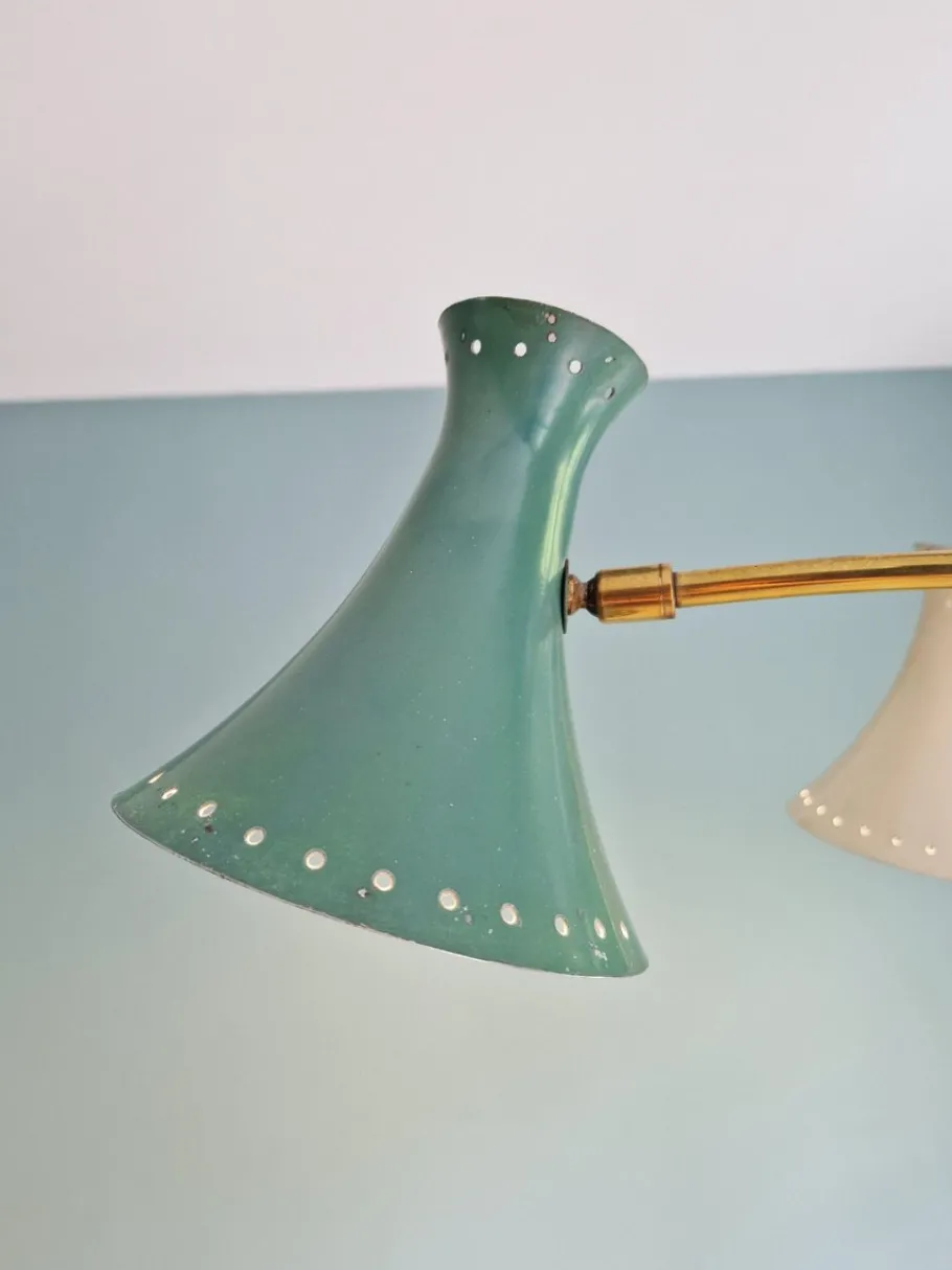 Best Pamono Vintage Italian Articulated Diabolo Chandelier, 1950s