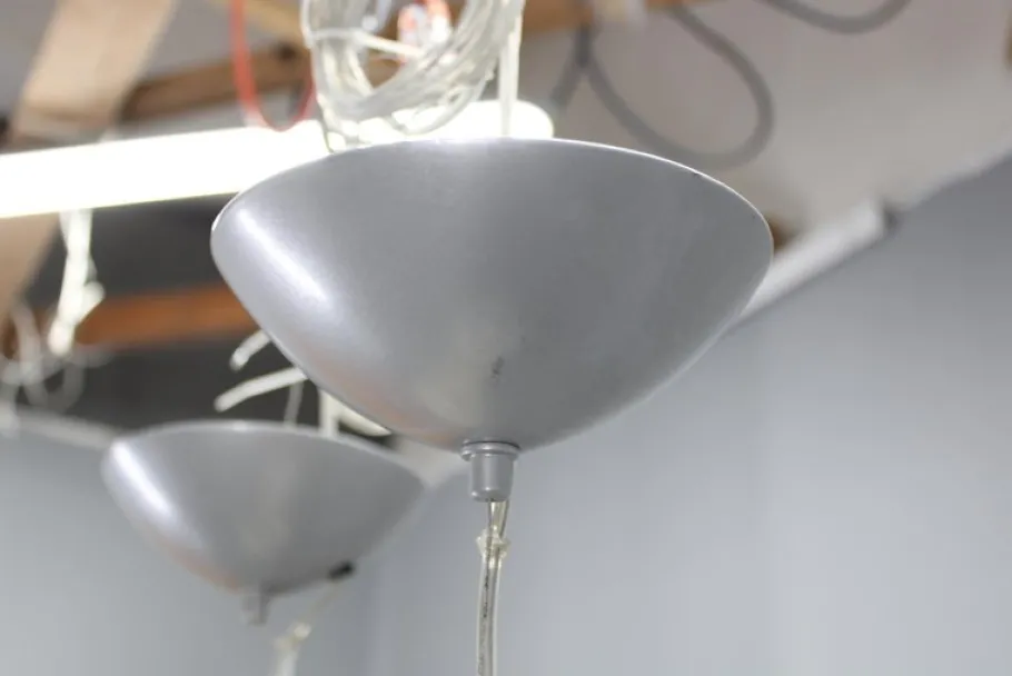 Clearance Pamono Vintage Italian Aureliano Toso Glass Pendant Lights, 1980s, Set of 2