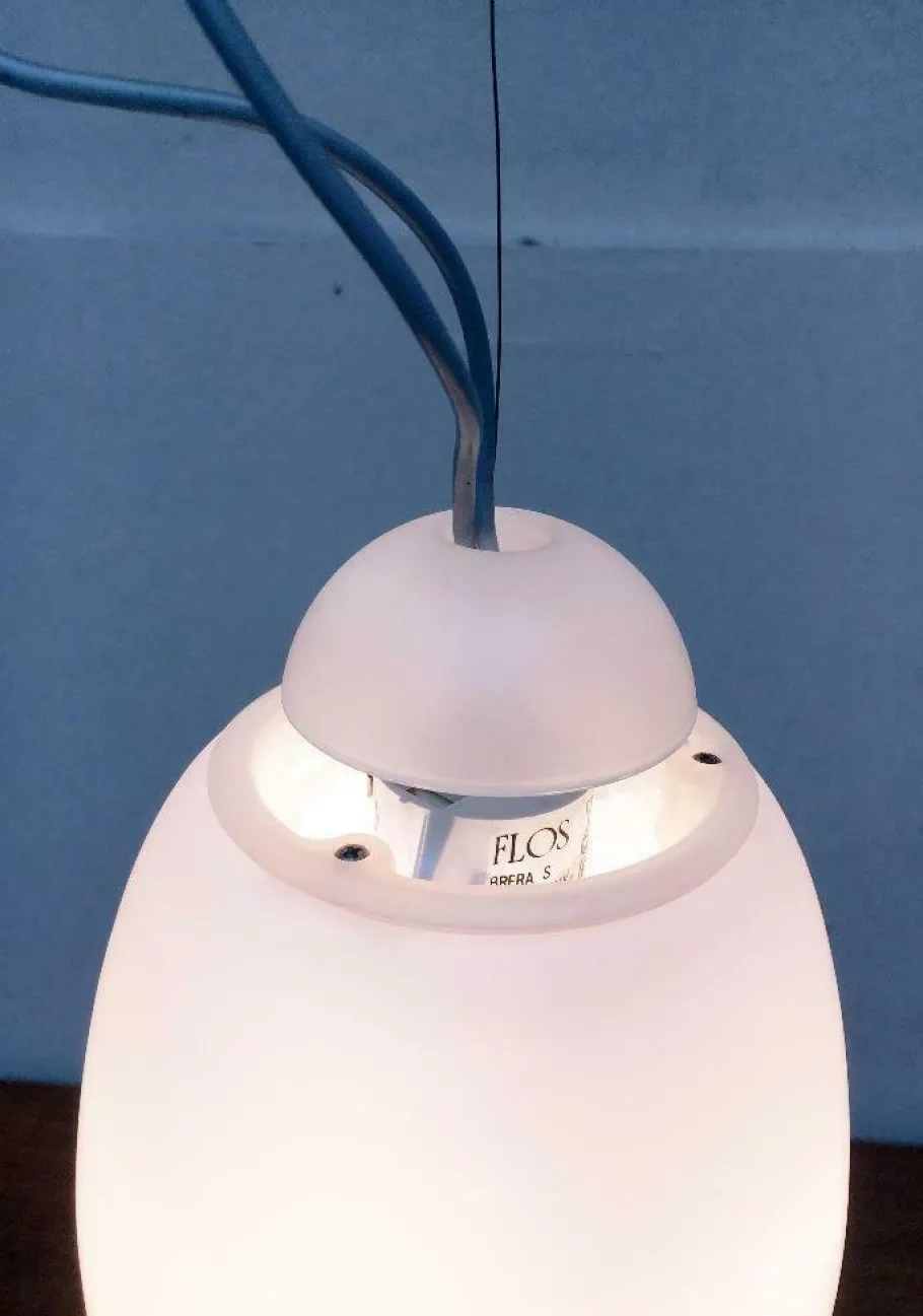 Best Pamono Vintage Italian Brera Hanging Lamp by Achille Castiglioni for Flos