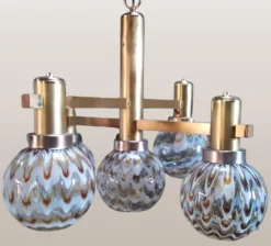Discount Pamono Vintage Italian Ceiling Light in the style of Gaetano Sciolari, 1970s