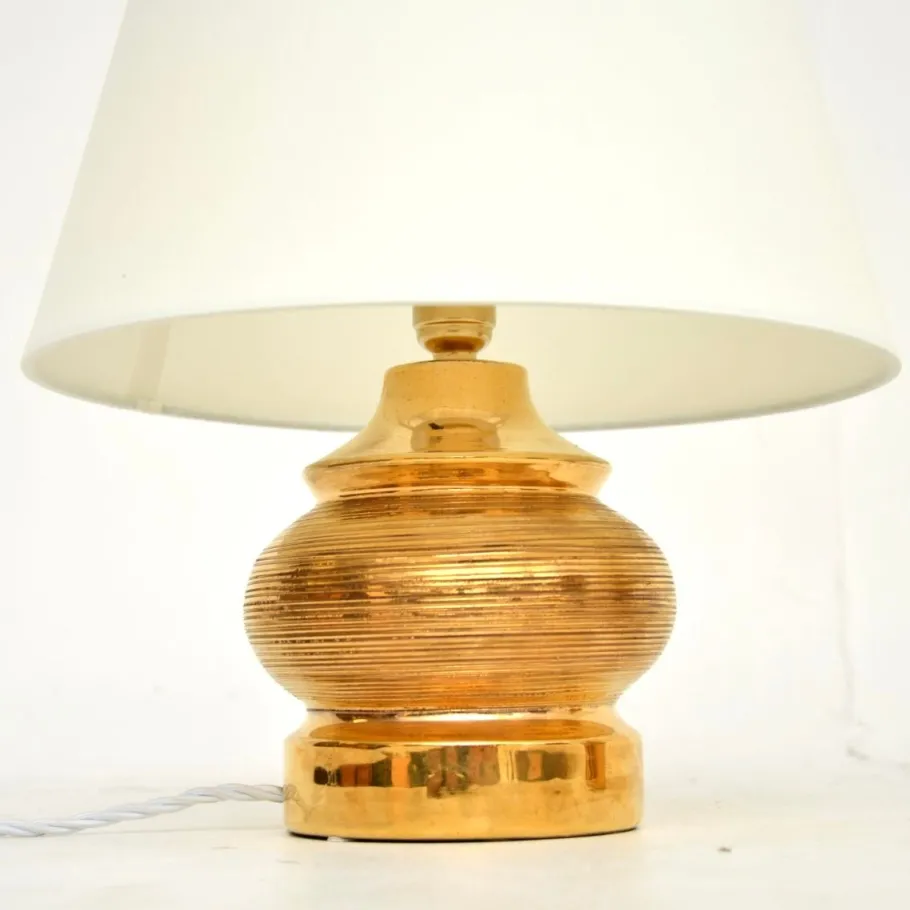 Best Pamono Vintage Italian Ceramic Table Lamps from Bitossi, 1970, Set of 2